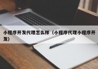 小程序开发代理怎么样（小程序代理小程序开发）