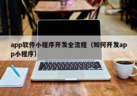 app软件小程序开发全流程（如何开发app小程序）